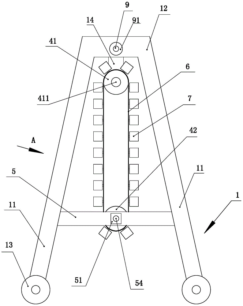 Disassembly and assembly device for electric meter for electric power maintenance