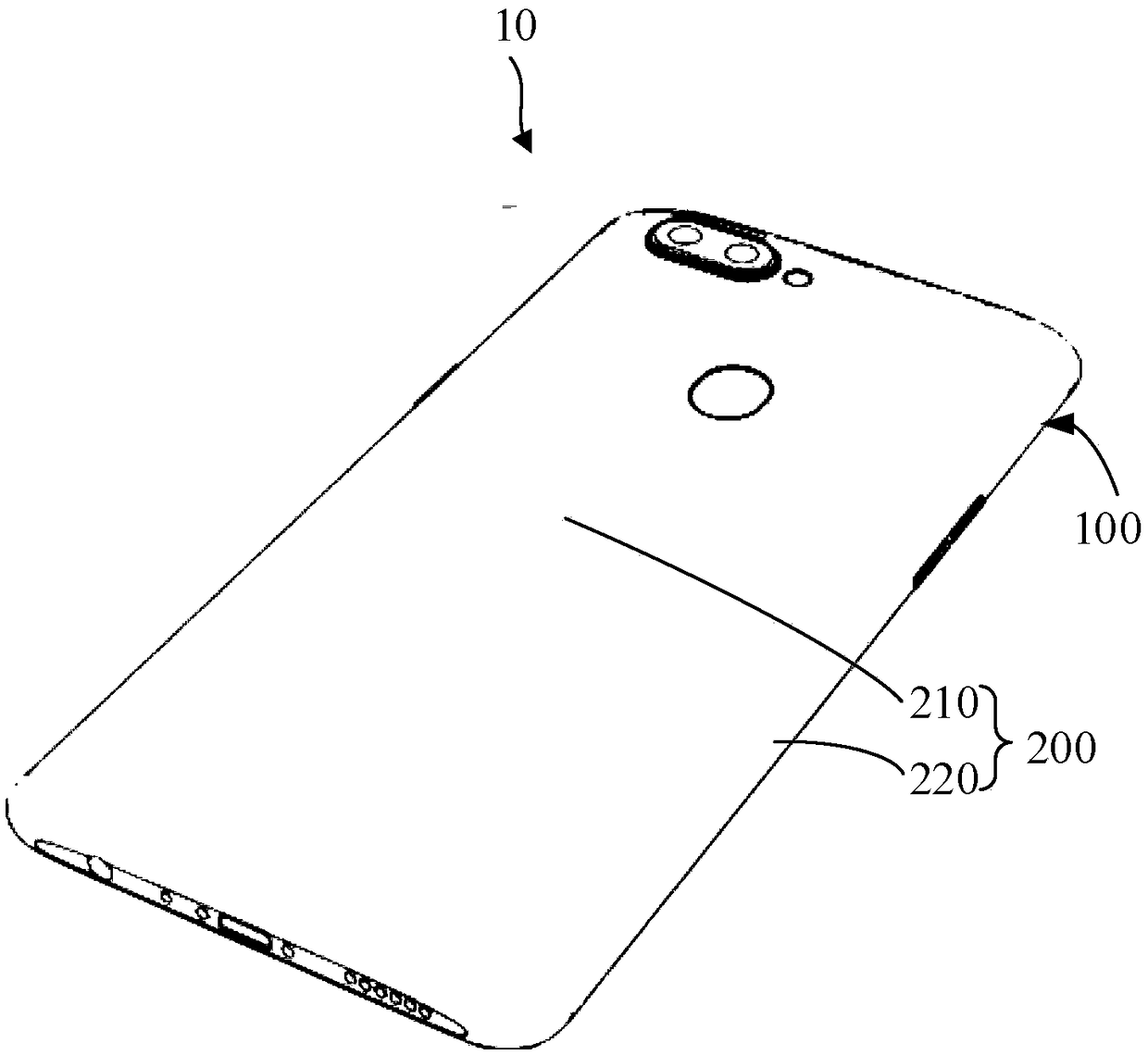 Shell, electronic device and shell production method