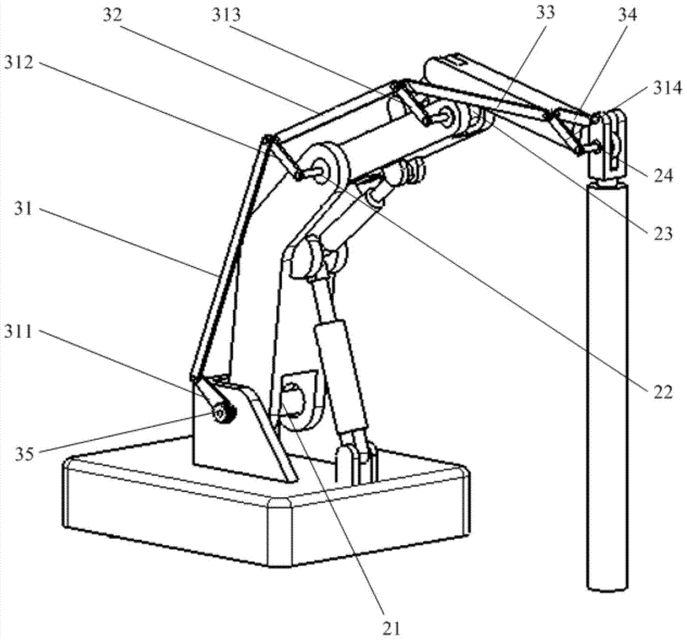 A coal sampling machine with sampling head posture maintaining