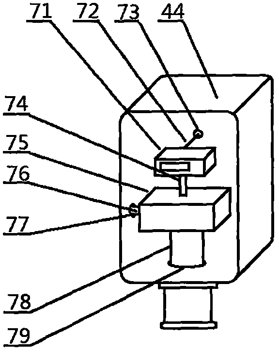 Operative treatment device for interventional imaging monitoring