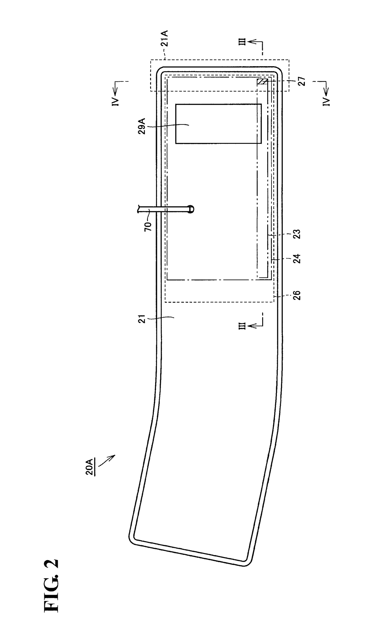 Blood pressure information measurement device cuff and blood pressure information measurement device provided therewith