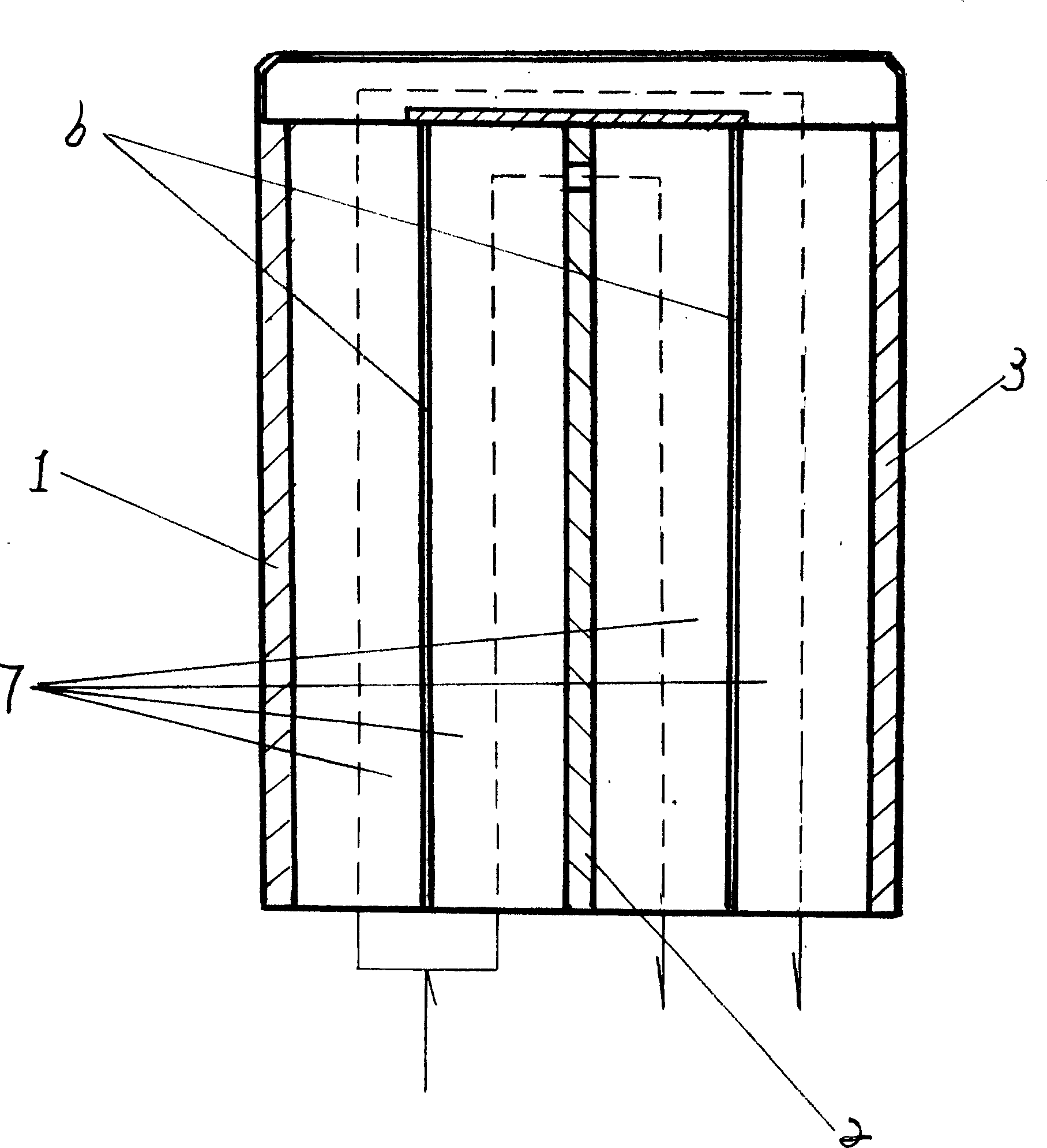 Ion water maker capable of leading magnetized water into series connection type double-layer or multi-layer electrolytic tank to be electrolyzed