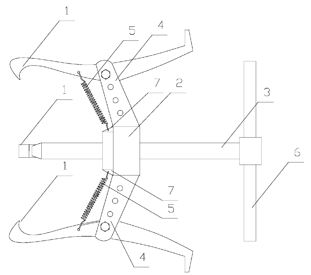 Three-jaw puller