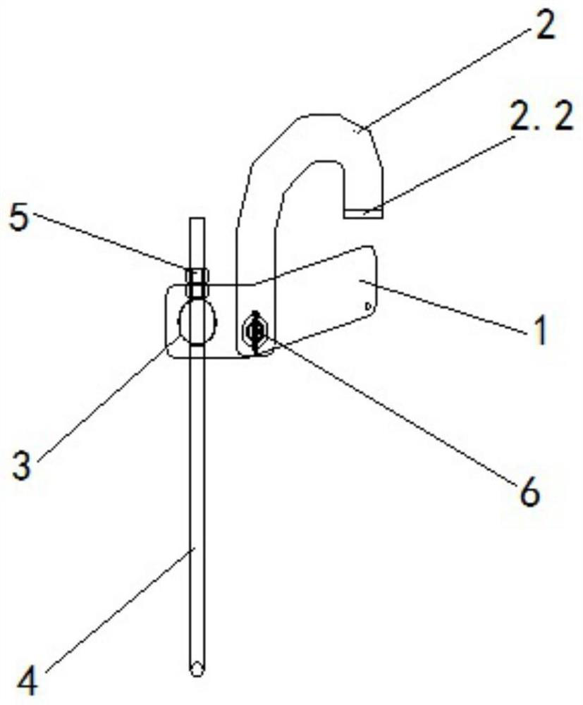 Multifunctional connecting device suitable for railway wagon hoisting