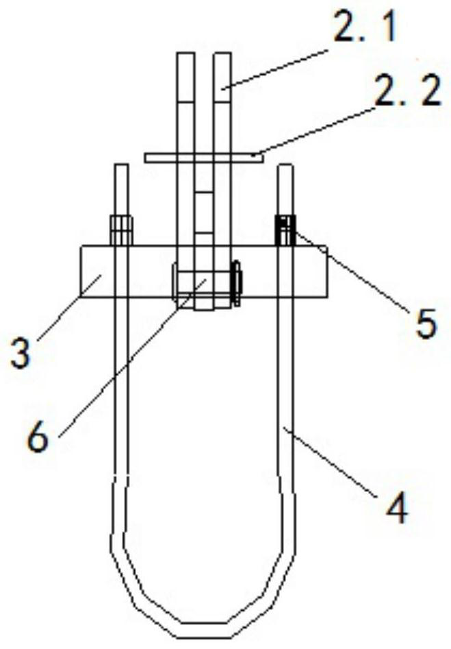 Multifunctional connecting device suitable for railway wagon hoisting
