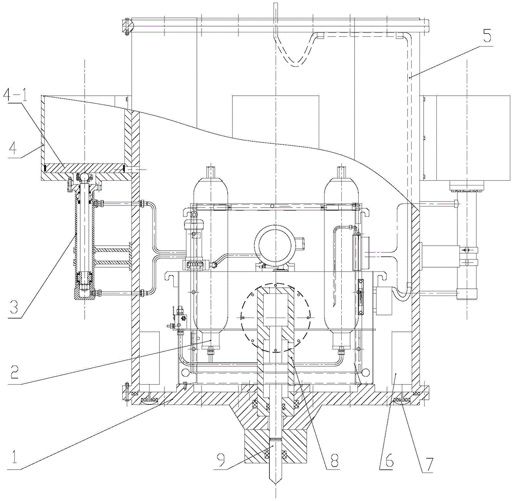 An underwater suspension impact crushing device and its control method