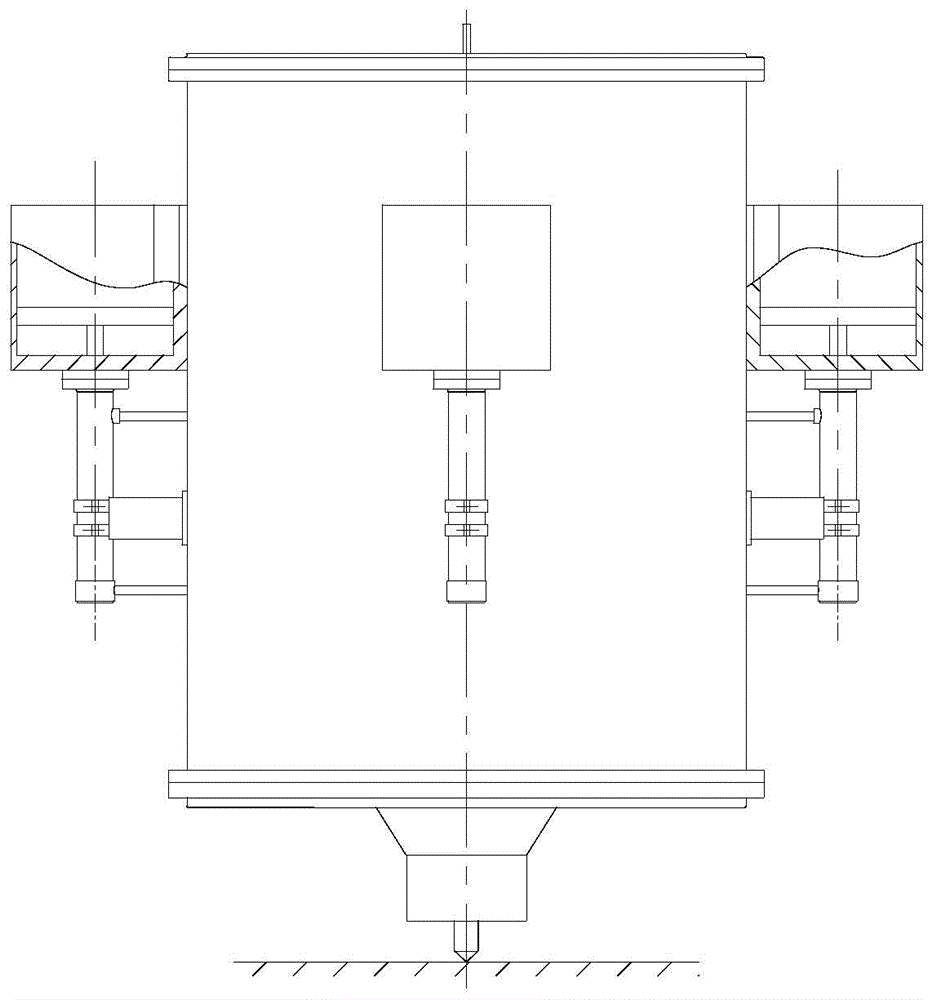 An underwater suspension impact crushing device and its control method