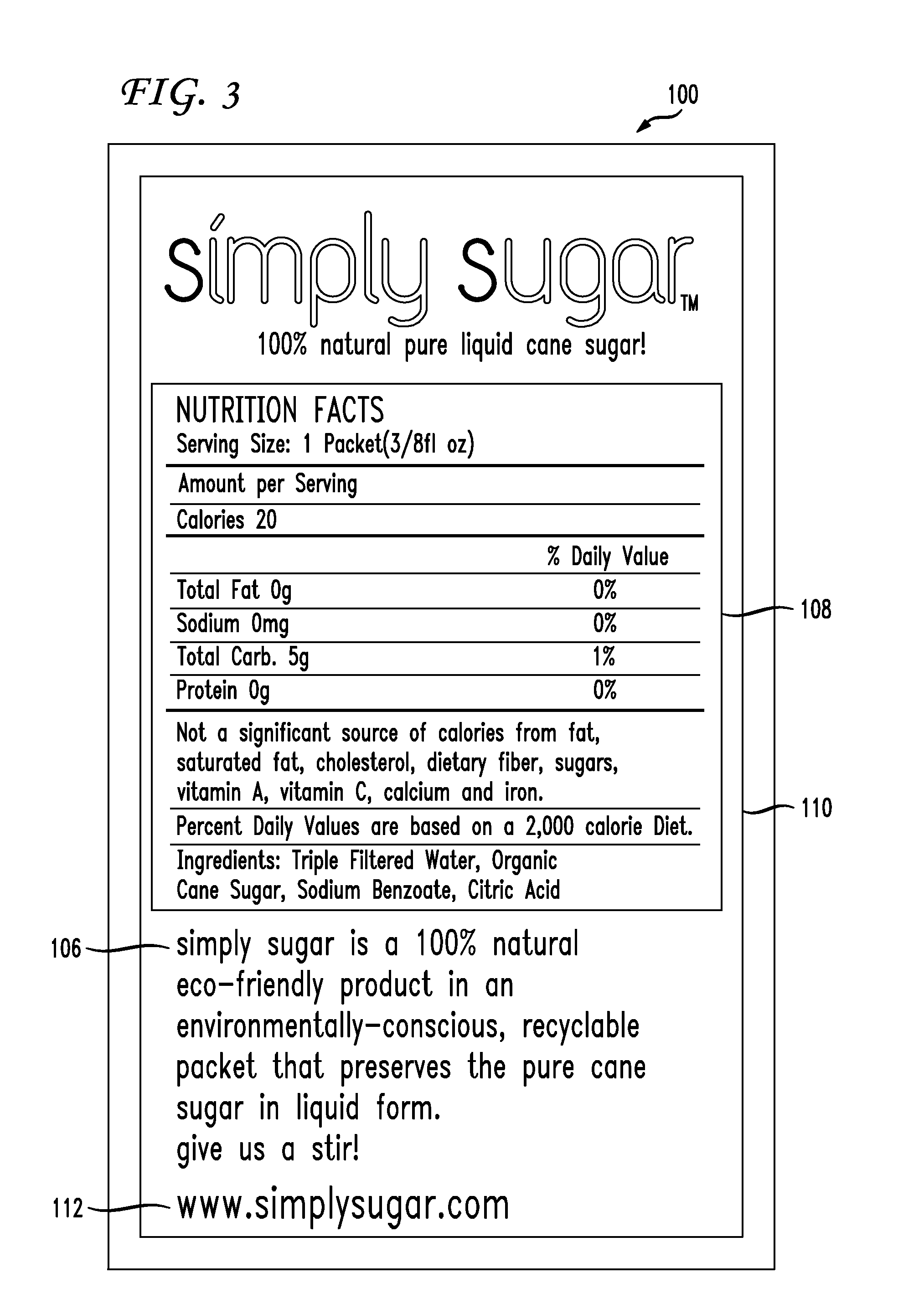 System and method for formulating  compositions of concentrated liquid sweeteners for individual servings in recyclable and compostable packaging