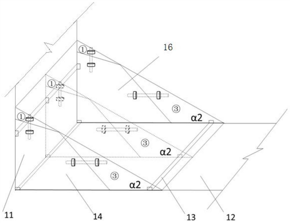 Multi-angle loose accumulation bank slope model making equipment and its test method