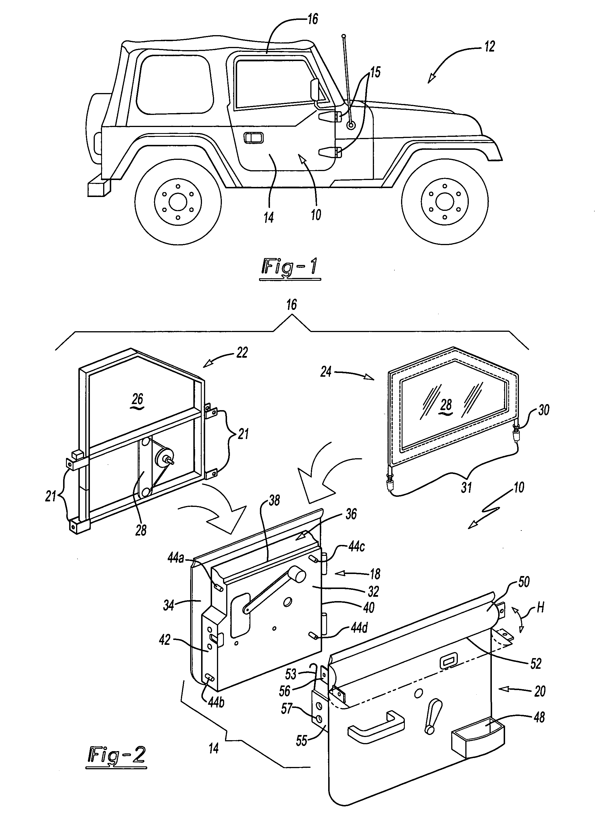 Multi-configuration vehicle door system