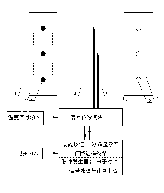 Mine filling slurry parameter detection method and monitoring device