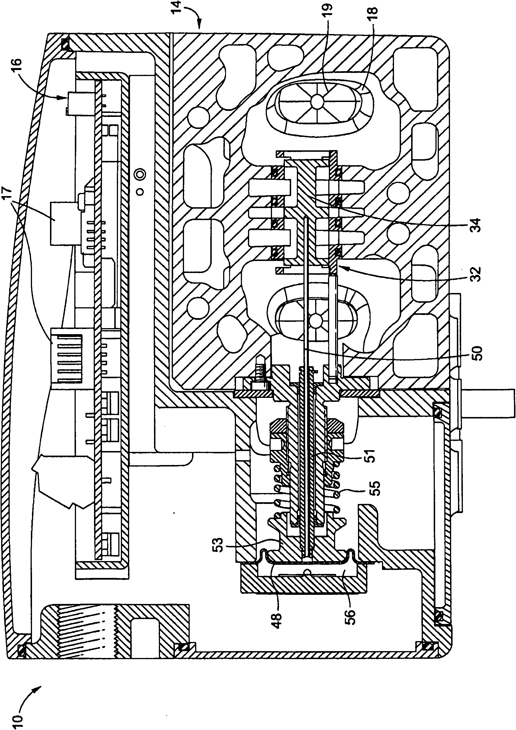 Actuator for a spool valve