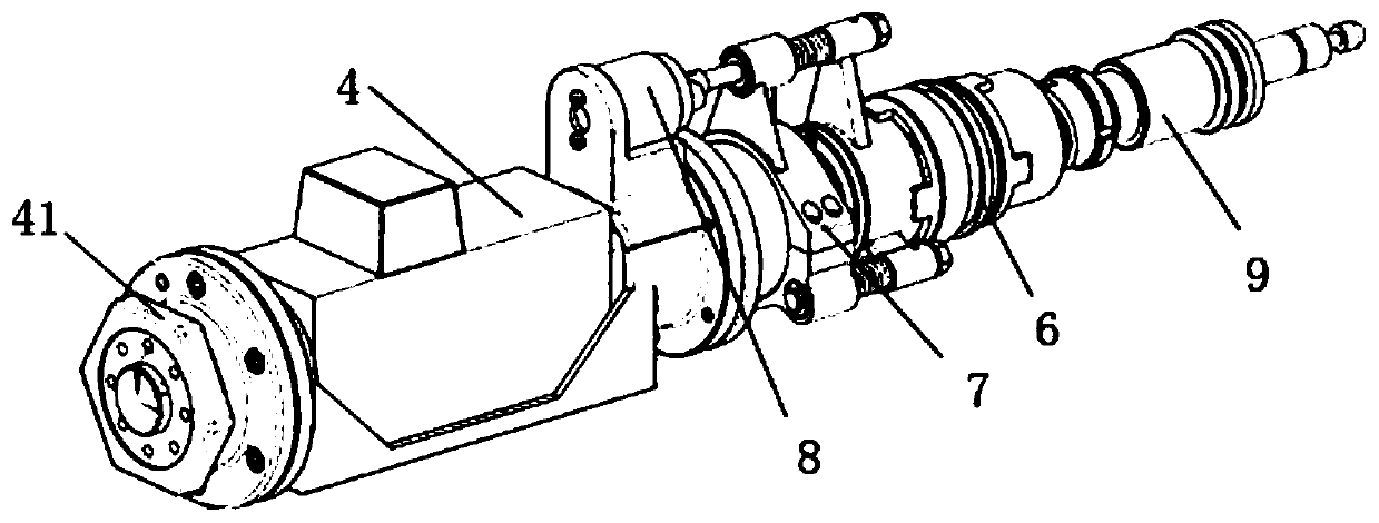A non-structural free-form surface grinding device