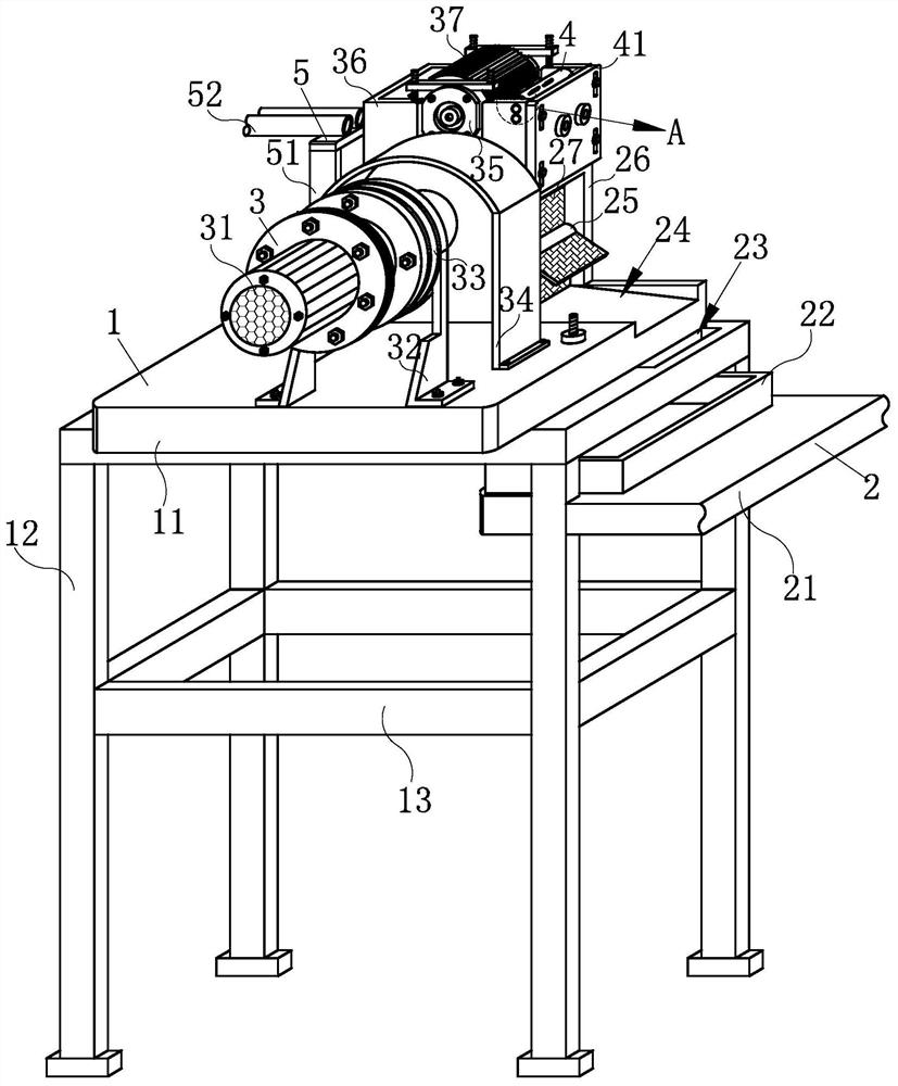 An automatic adding device for titanium strips for aluminum water fluxing