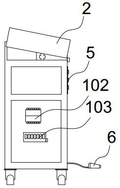 Pneumatic fry automatic marking machine