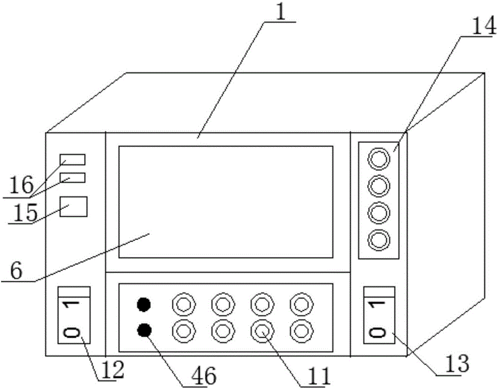 Portable breeding monitoring device control box