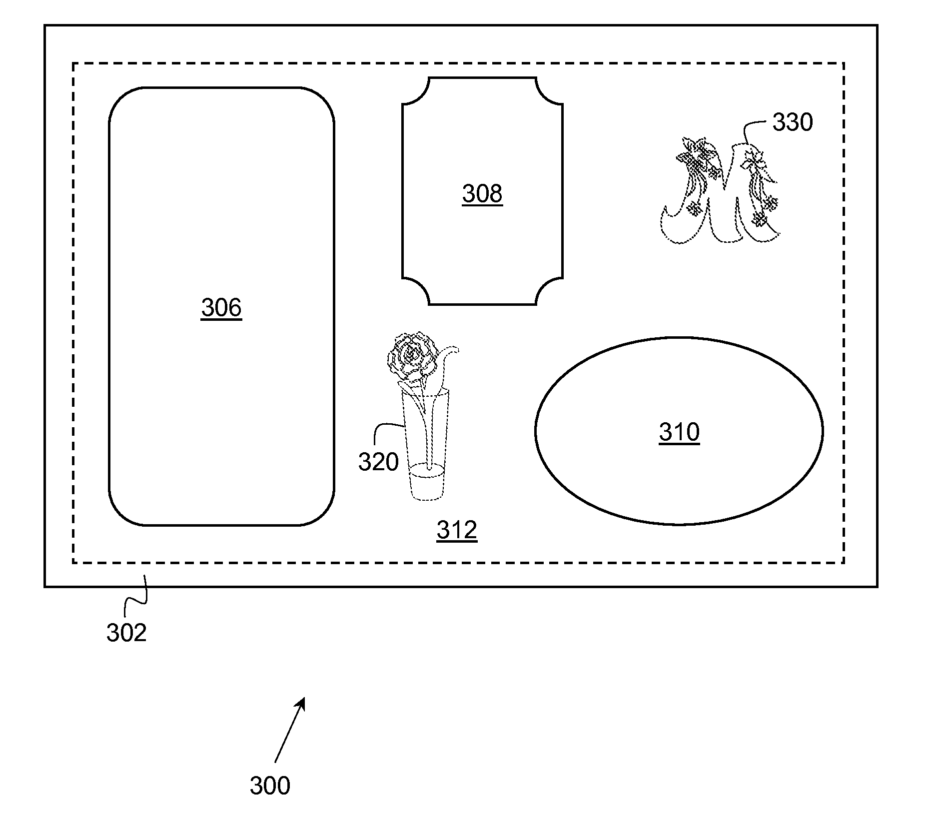Method for producing artistic image template designs