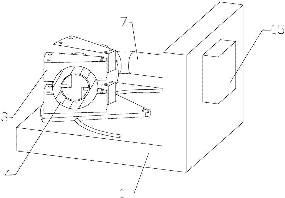 Arc bent pipe inner wall machining tool