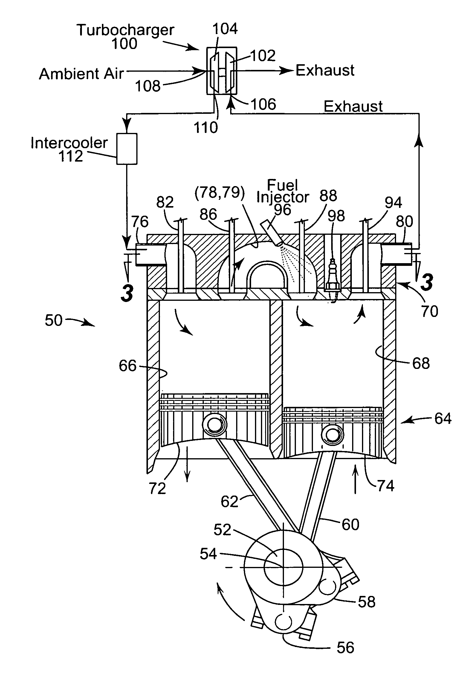 Knock resistant split-cycle engine and method
