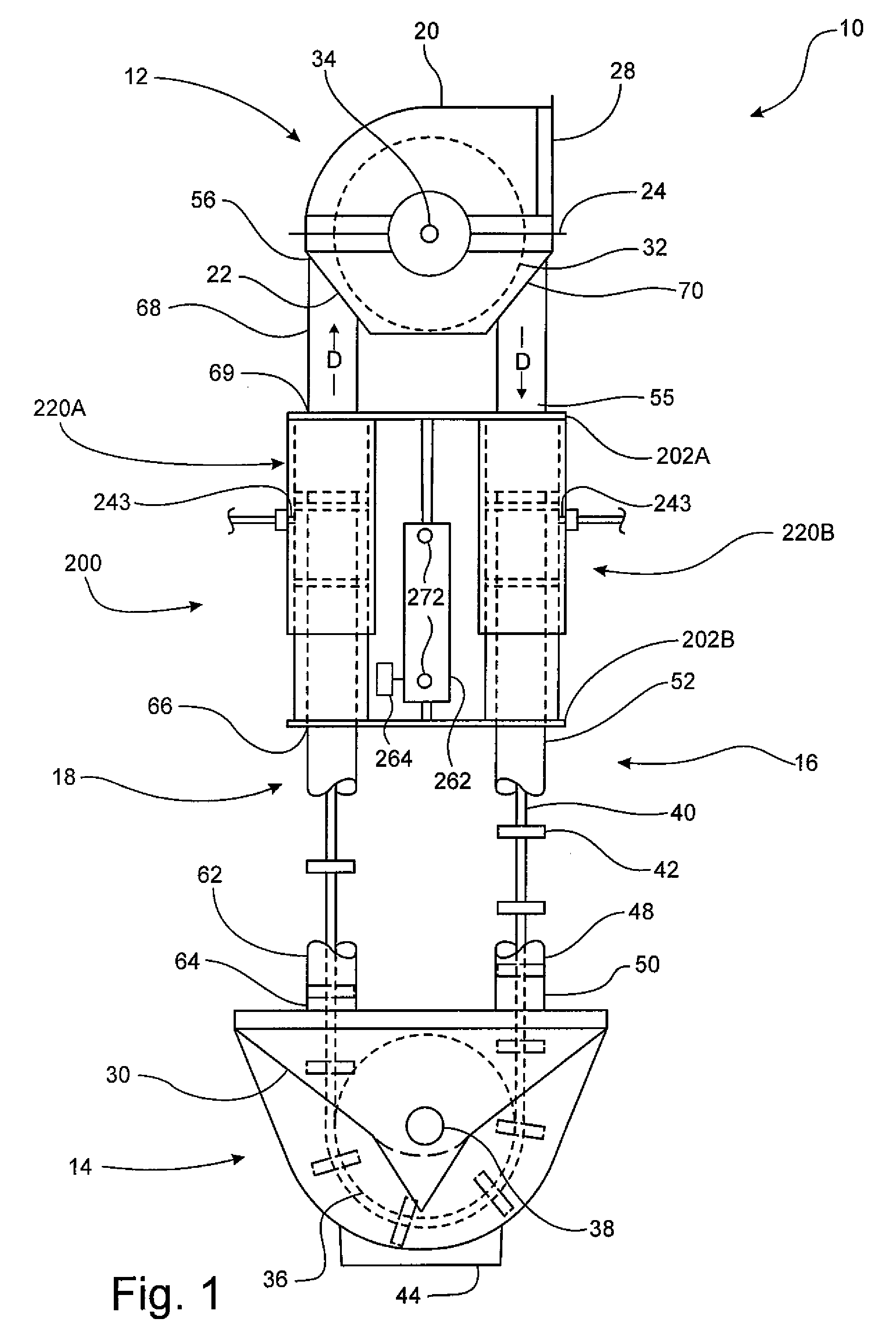 Dynamic tension control apparatus and method for aero-mechanical conveyor