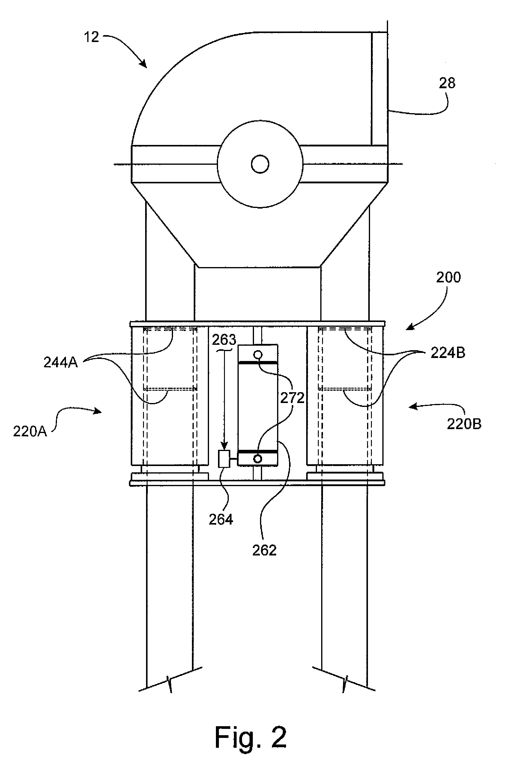 Dynamic tension control apparatus and method for aero-mechanical conveyor