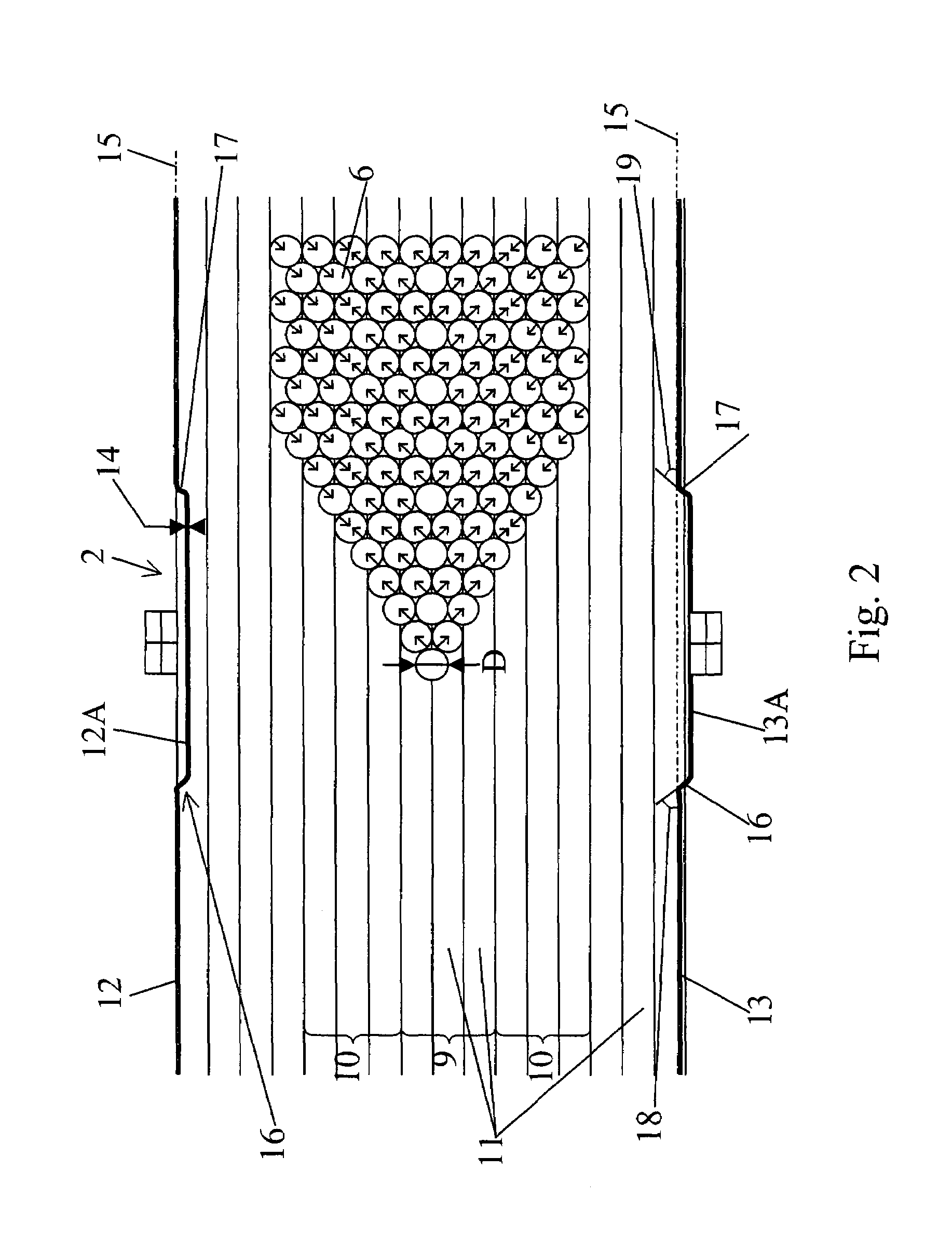 Conveying unit with container accumulation