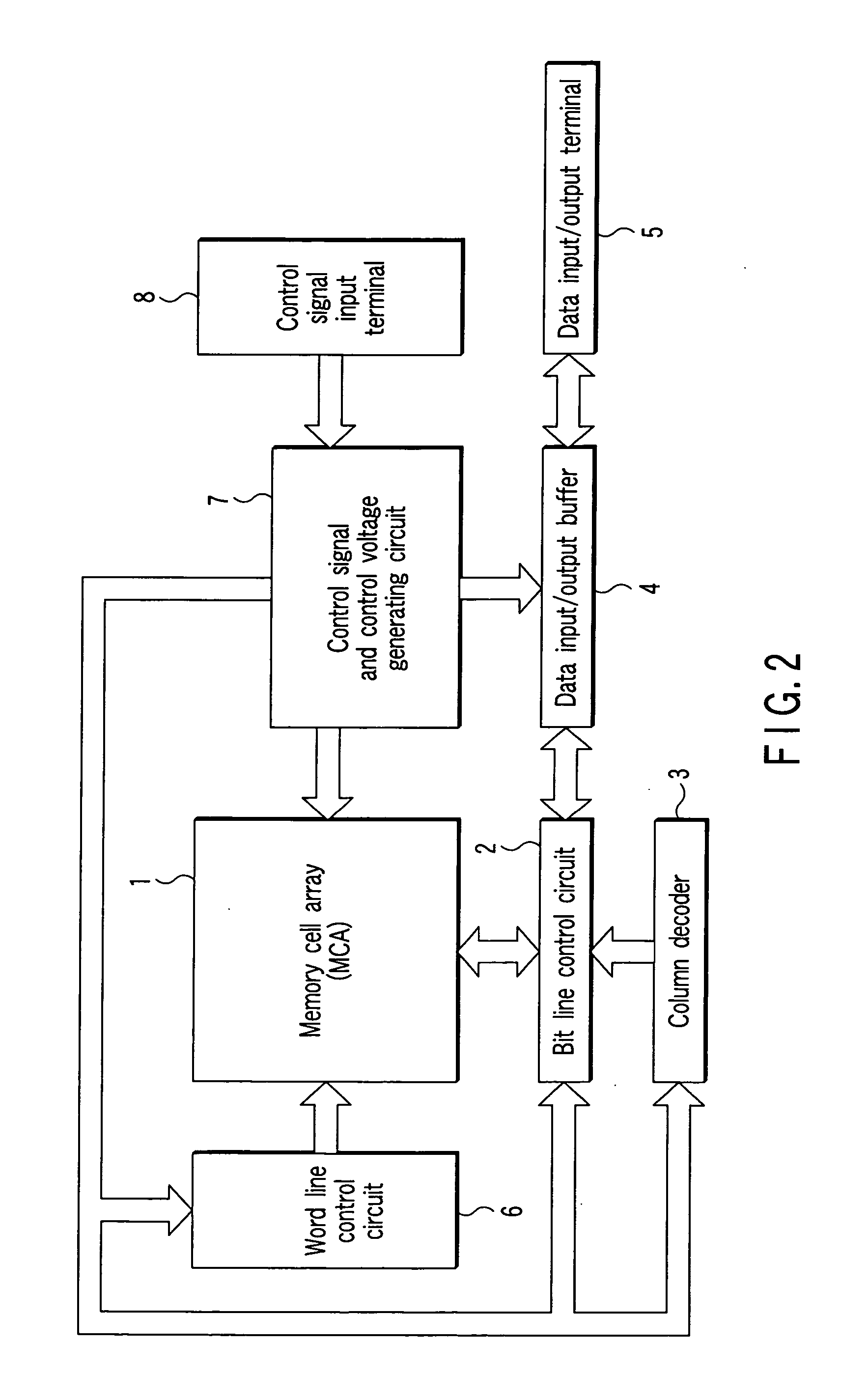 Semiconductor memory device which stores plural data in a cell