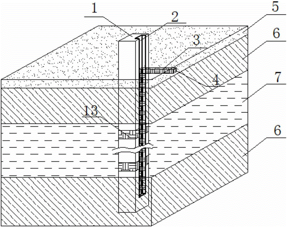 Three-dimensional-drainage precast reinforced concrete pile and construction method