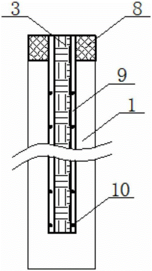 Three-dimensional-drainage precast reinforced concrete pile and construction method