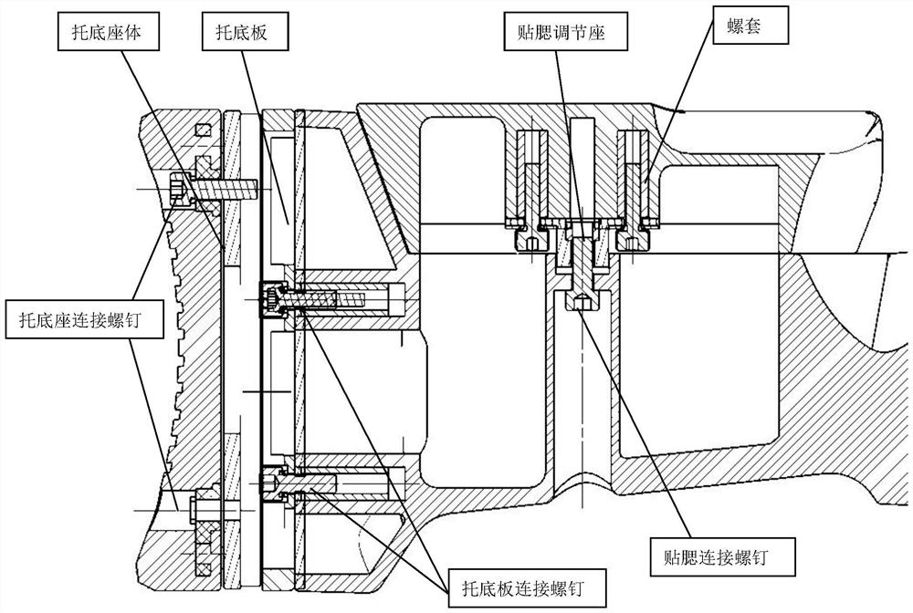 Adjustable gunstock structure of single-shot firearm