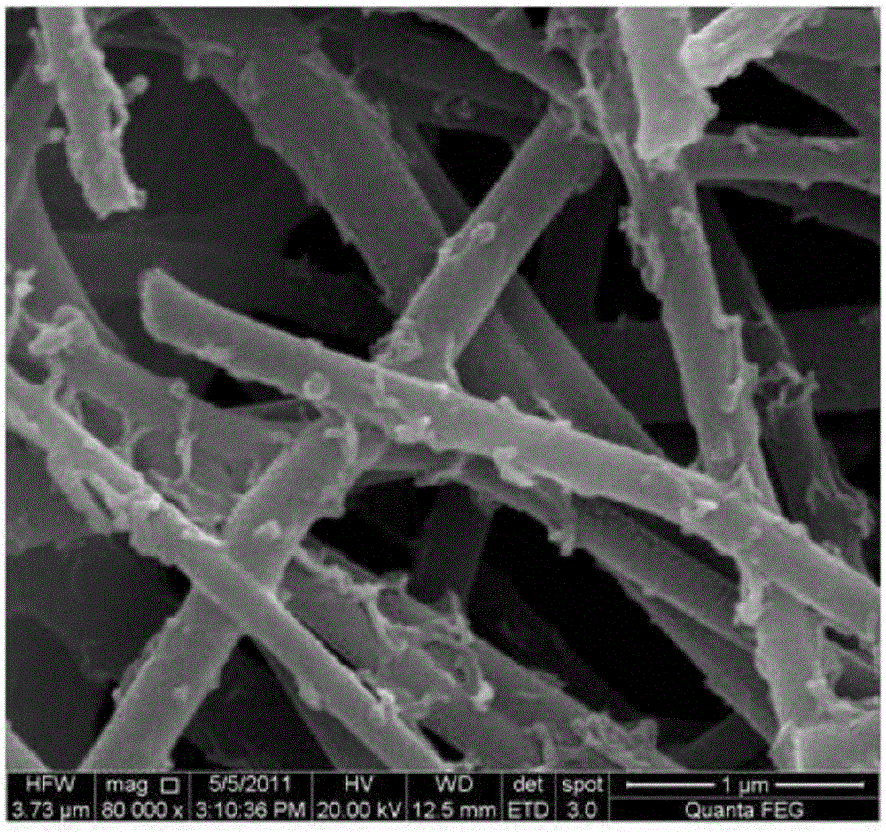Preparing method for nanowire iron phthalocyanine/carbon nanofiber heterojunction composite material