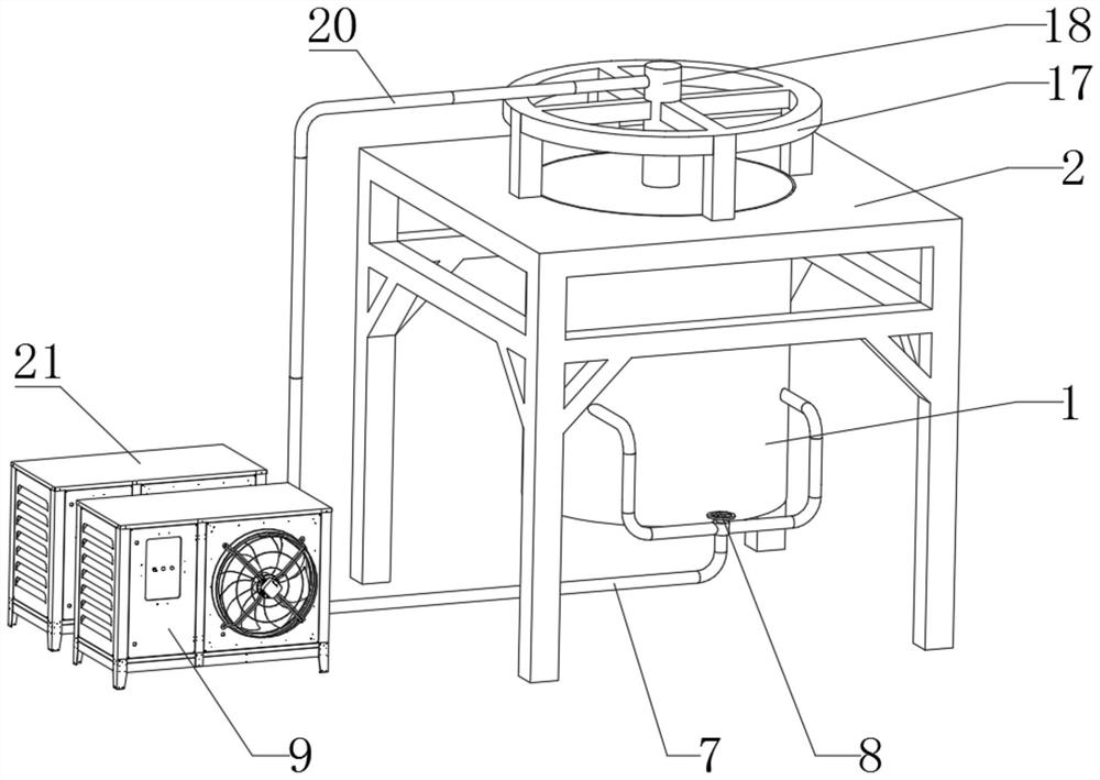 Auxiliary cooling device and method for quantum computer