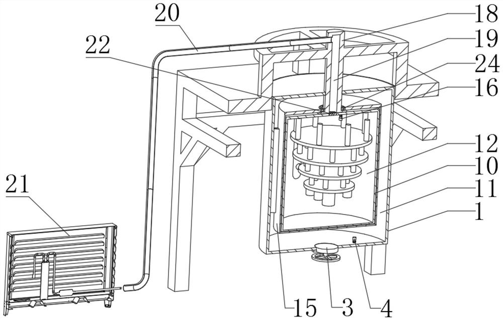 Auxiliary cooling device and method for quantum computer