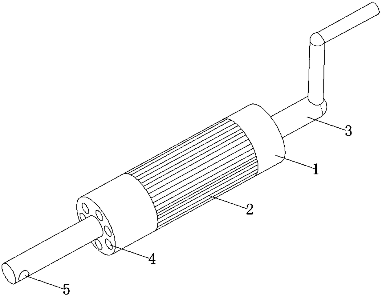 Outdoor power pipeline dredging detection device