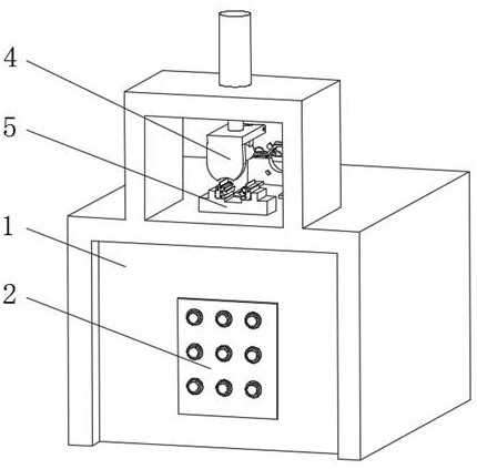 A stamping processing device for marine steel pipes