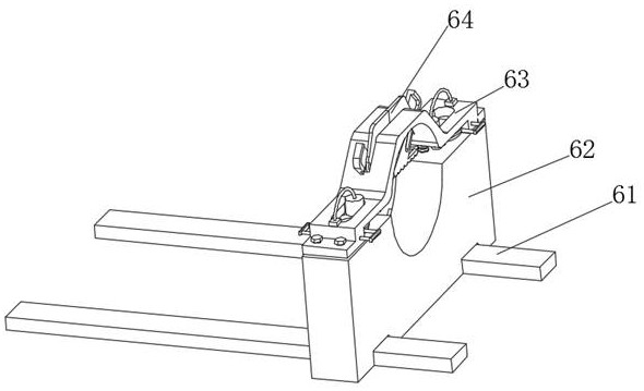 A stamping processing device for marine steel pipes