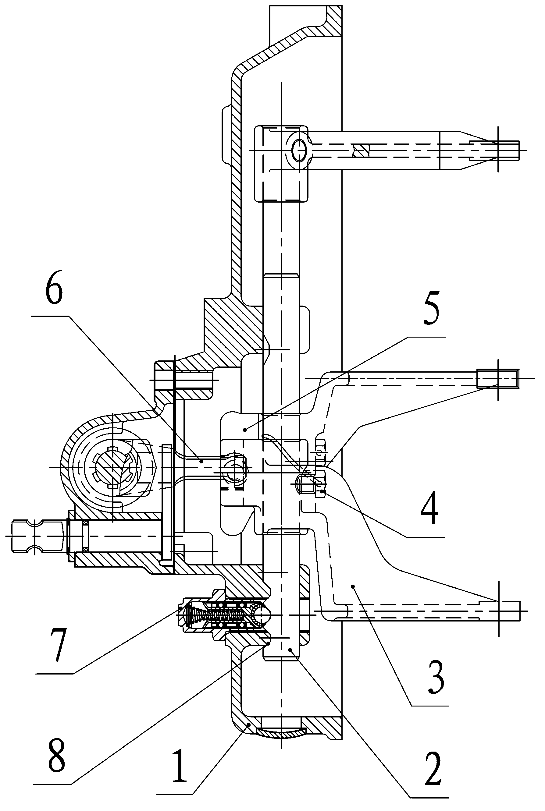 System for adjusting shifting force of manual transmission