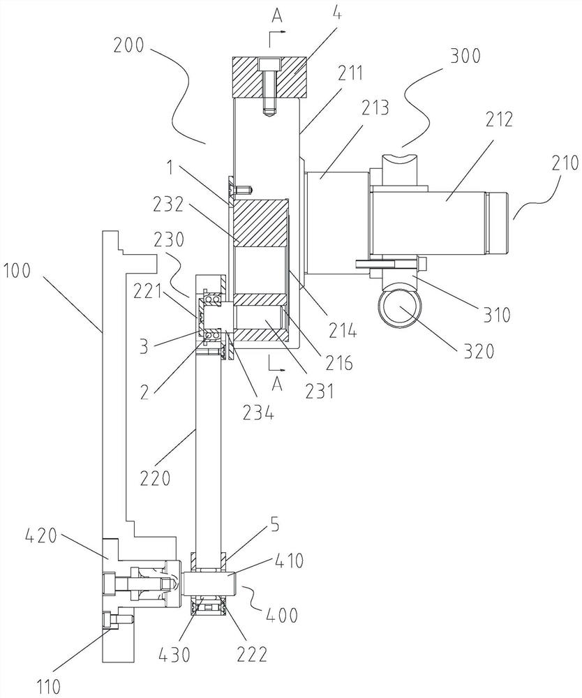Reciprocating motion device and grinding carriage comprising same