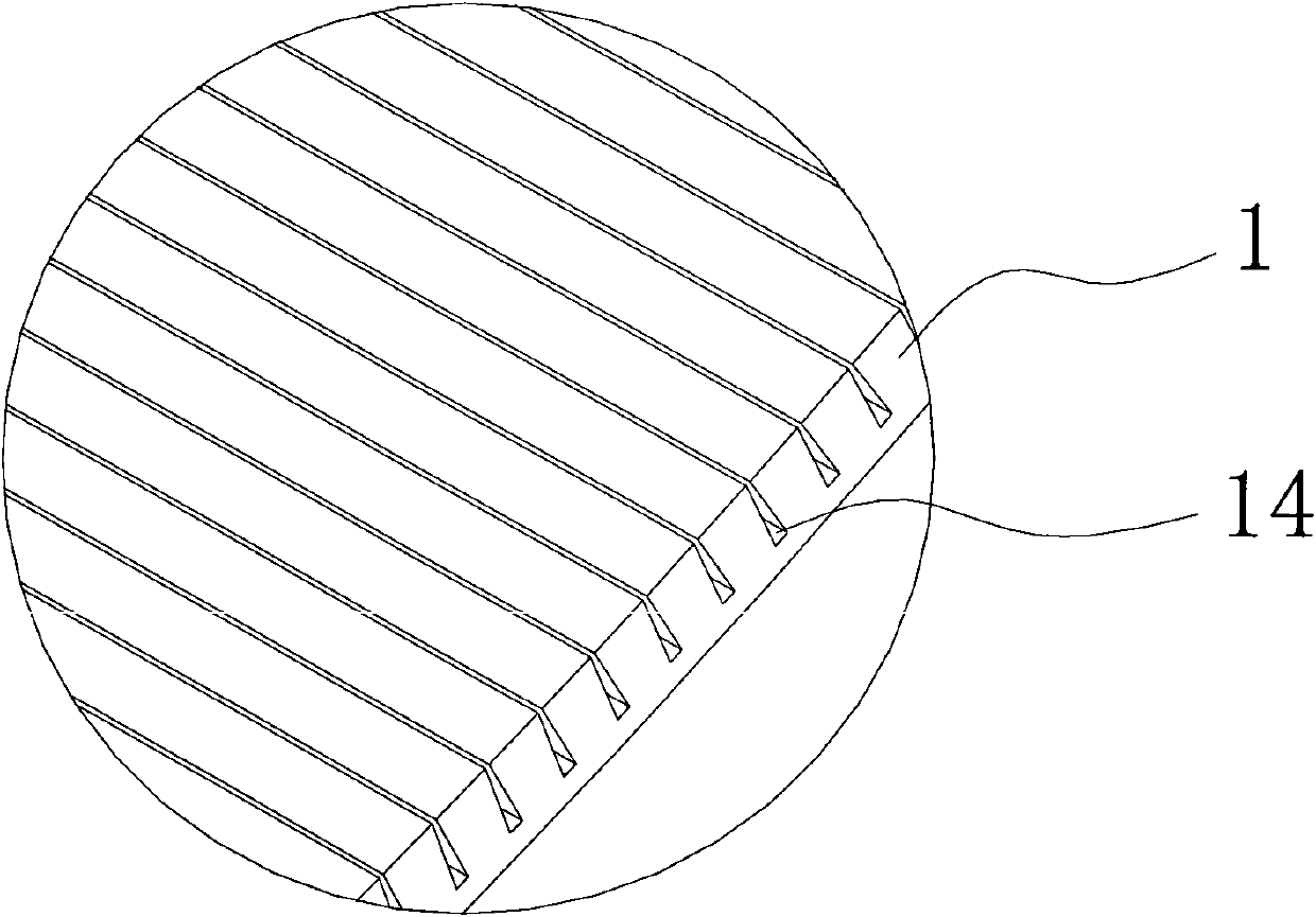 Milled screen stencil structure with conical filtering surface for pusher centrifuge and method for machining same