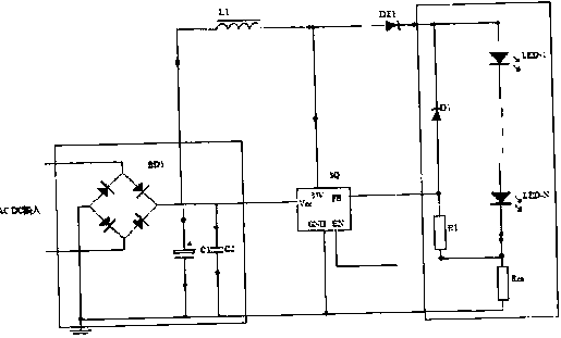 LED constant-current driver with boost function