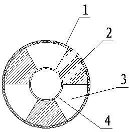 Rigid polyurethane insulation pipe containing polyurethane concentric device and manufacturing method