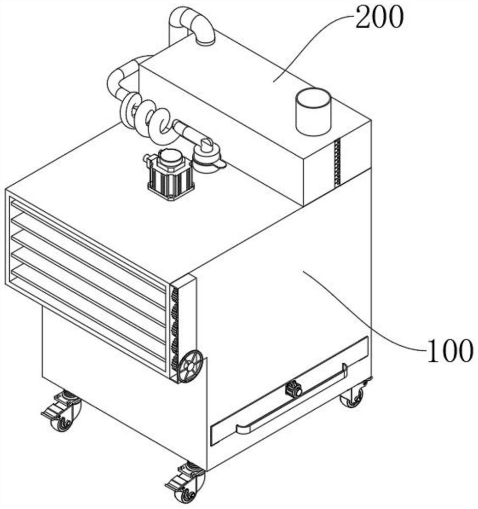 Dust removal device for electrical engineering based on spray mechanism and its use method