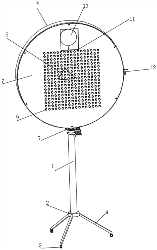 Simple mathematical graph demonstration device