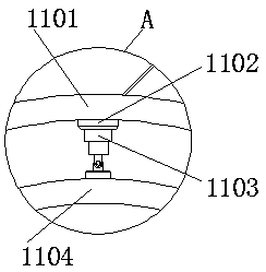 High-temperature bonding device with clamping structure for accurate bonding