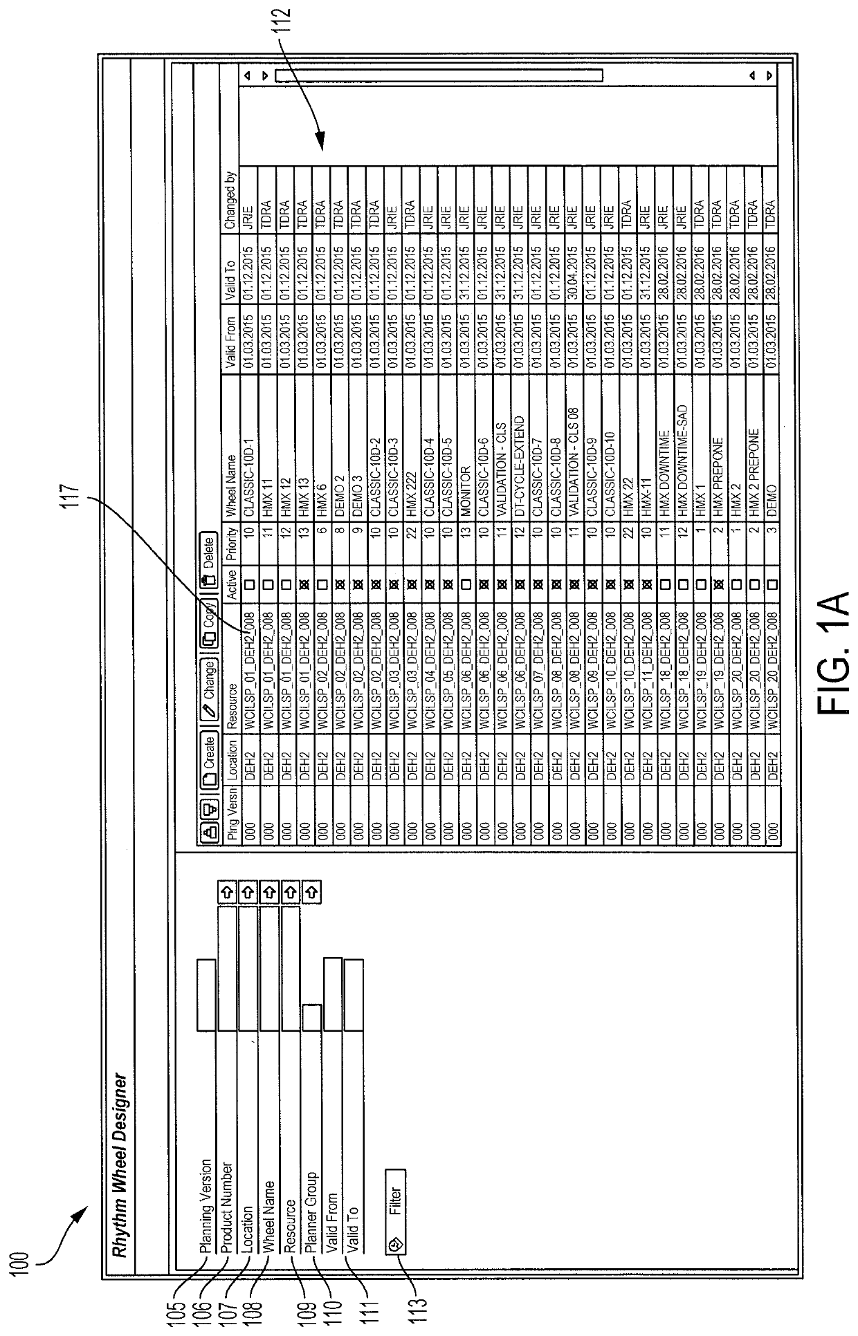 System and method for high-mix wheels for capacity planning resource planning and material resource planning