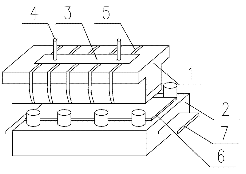 Electroplating electric-conducting device for integrated circuit lead frame