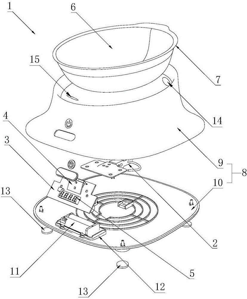 Intelligent pet bowl with dietary management function and application method thereof