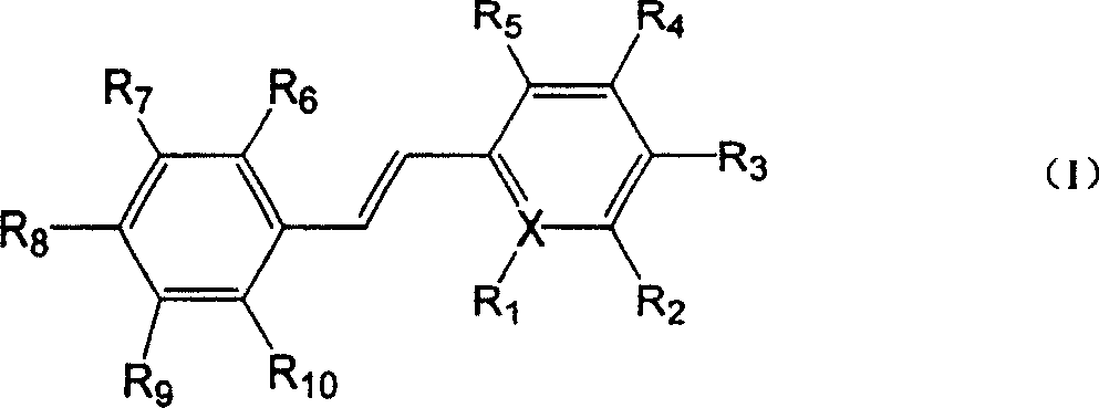 Polyhydroxy stilbenes compound preparation and uses as drugs for suppressing SARS