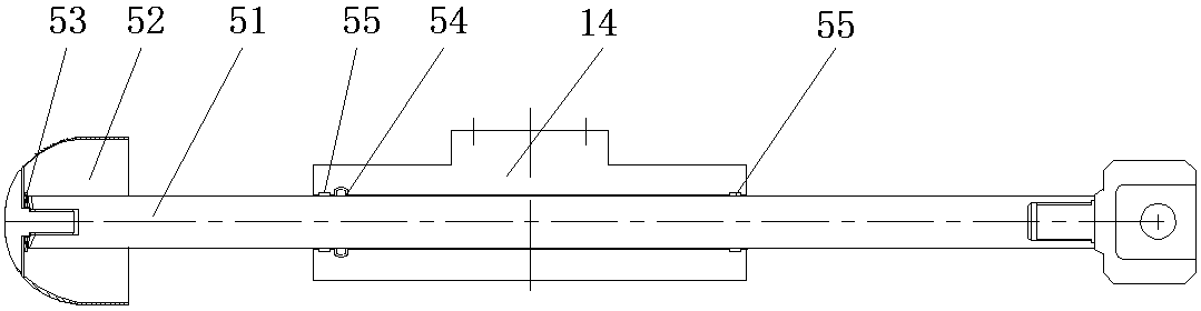 High-voltage switch and fracture structure