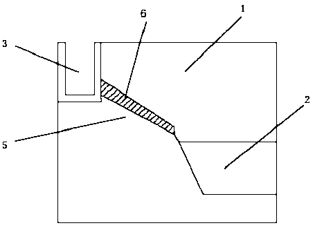 Method for constructing post-dam water purifying overflow dam